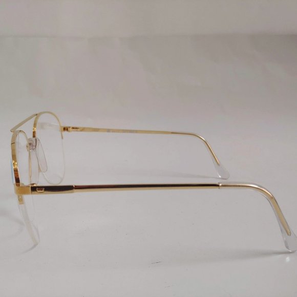 (NWT) Vintage 90's Aviator Metal Bi-Focal Reading Glasses (S. Gold) - Picture 2 of 4